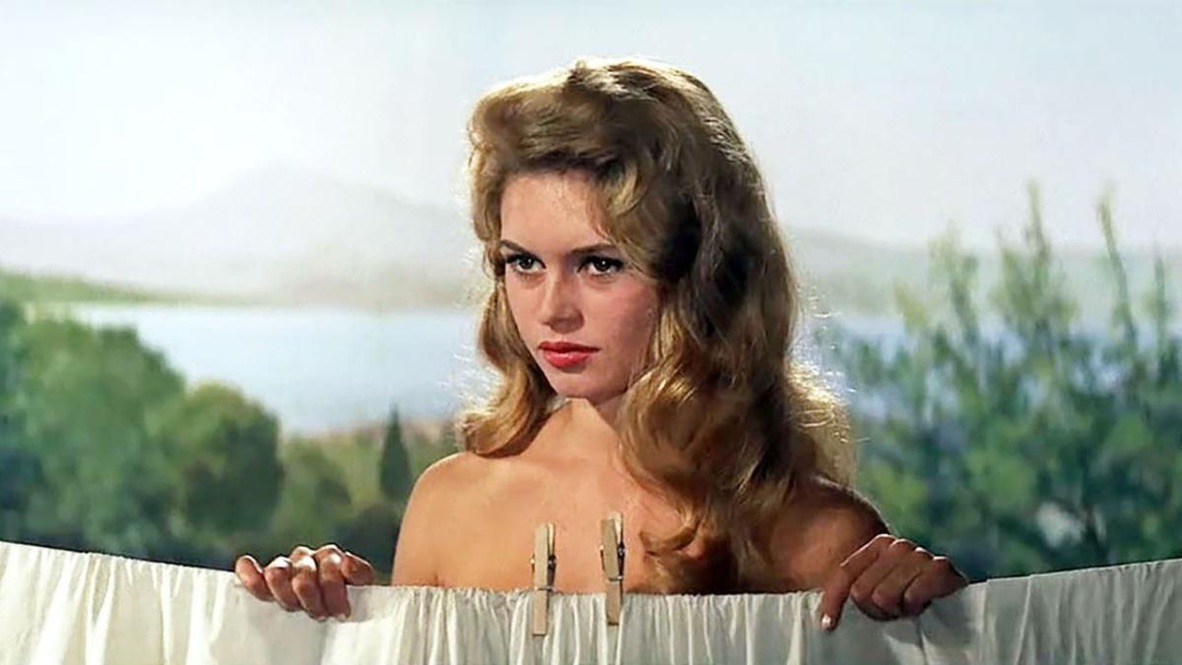 Brigitte Bardot in one of the iconic French films 