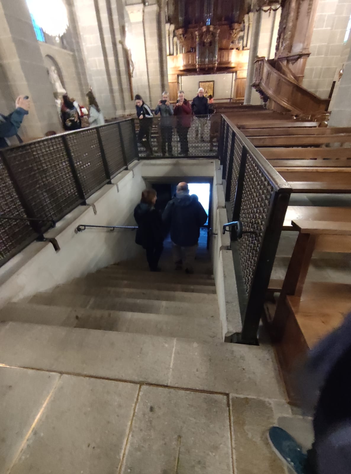 Cathedral departure for the Chemin de Compostelle 